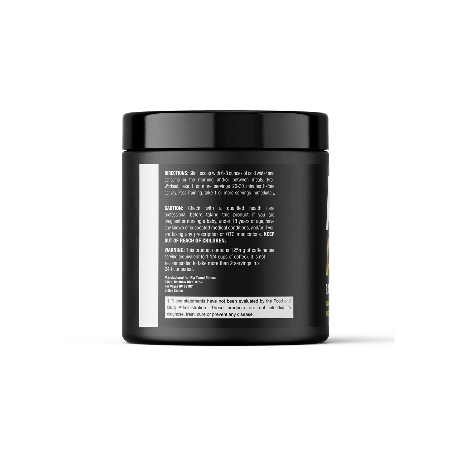 Amino Acid Blend - Raspberry Iced Tea - Rip Toned