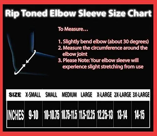 5mm Elbow Sleeves (PAIR) - Rip Toned