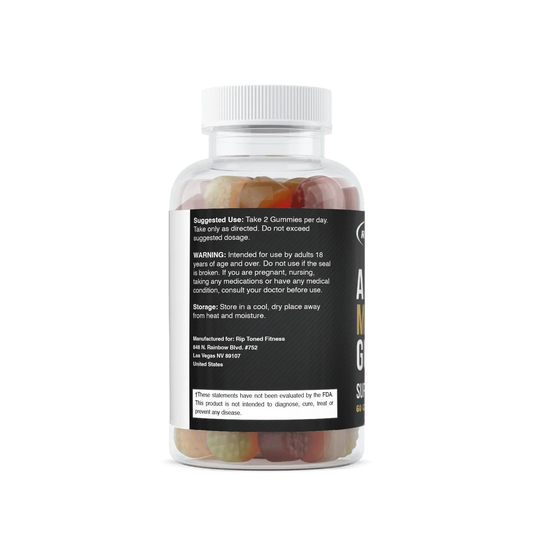 Adult Daily Multivitamin Gummies, 2 serv. sz - Rip Toned