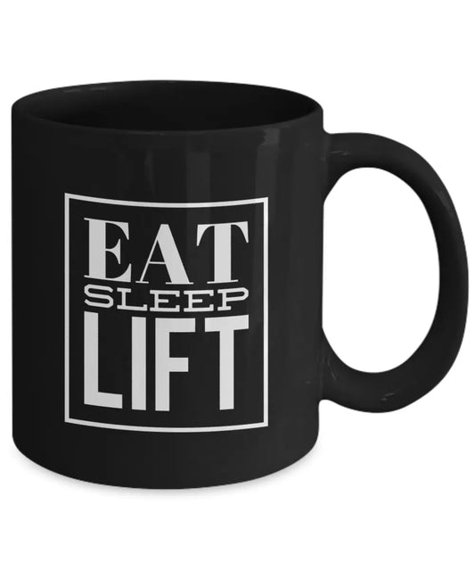 Eat Sleep Lift (Black) - Rip Toned