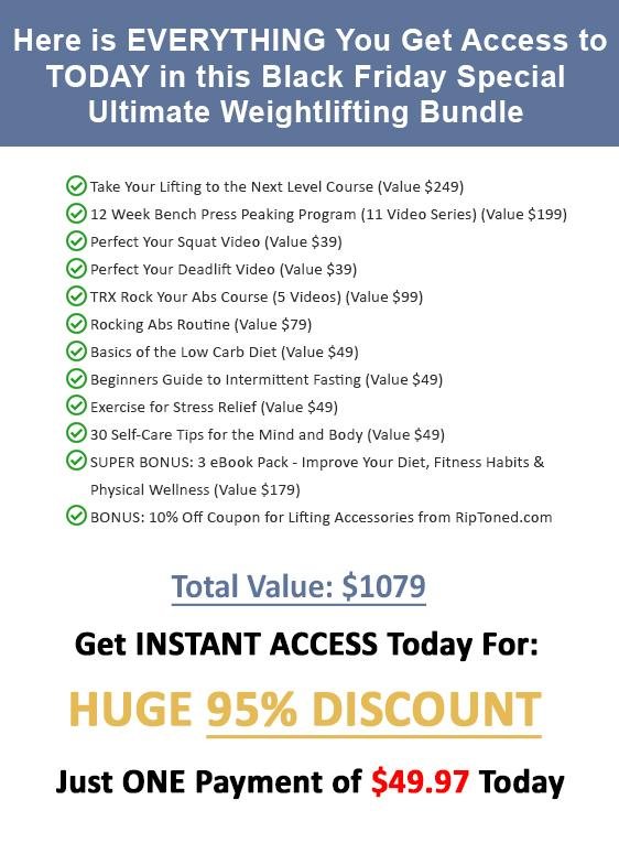 Ultimate Black Friday Lifting Bundle - Rip Toned