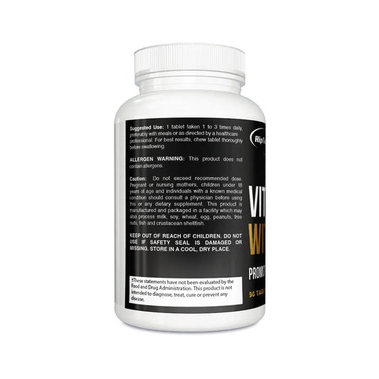 Vitamin D3 with K2, 1-3 serv. sz - Rip Toned