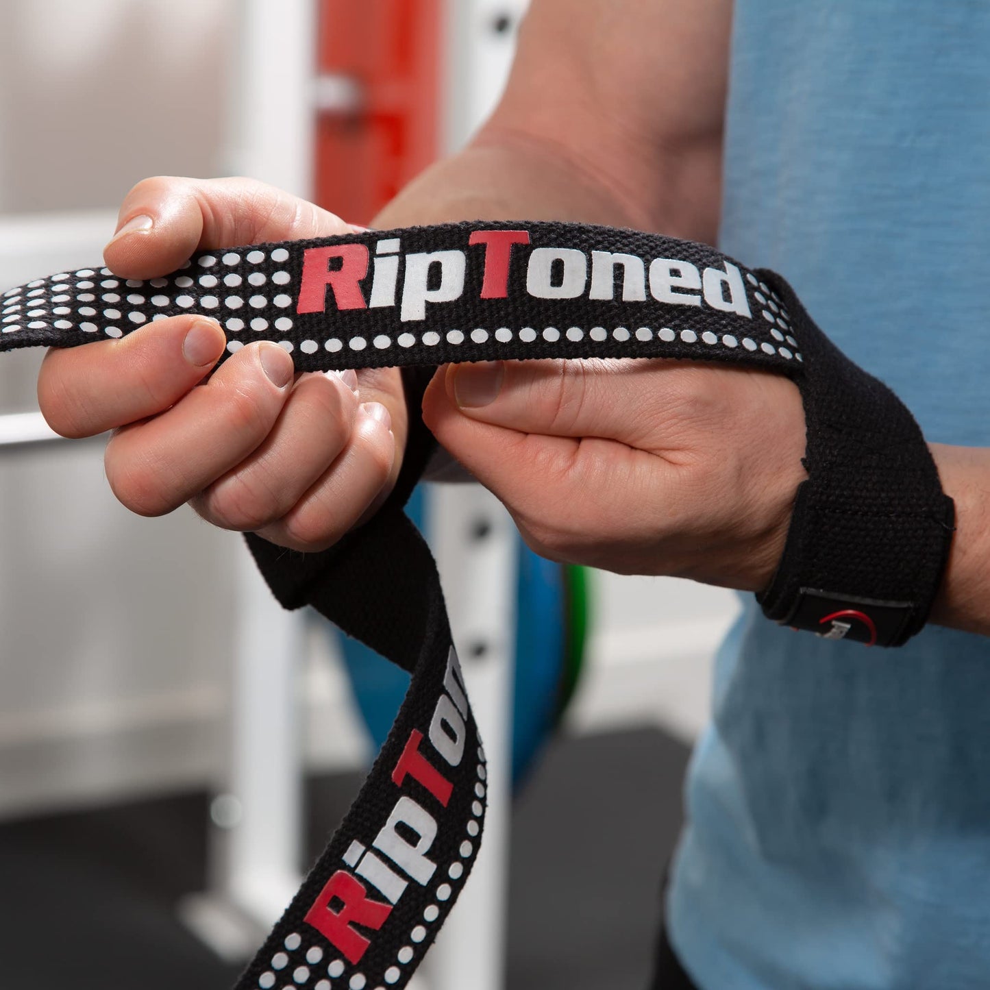 Weightlifting Straps with Silicone - Rip Toned