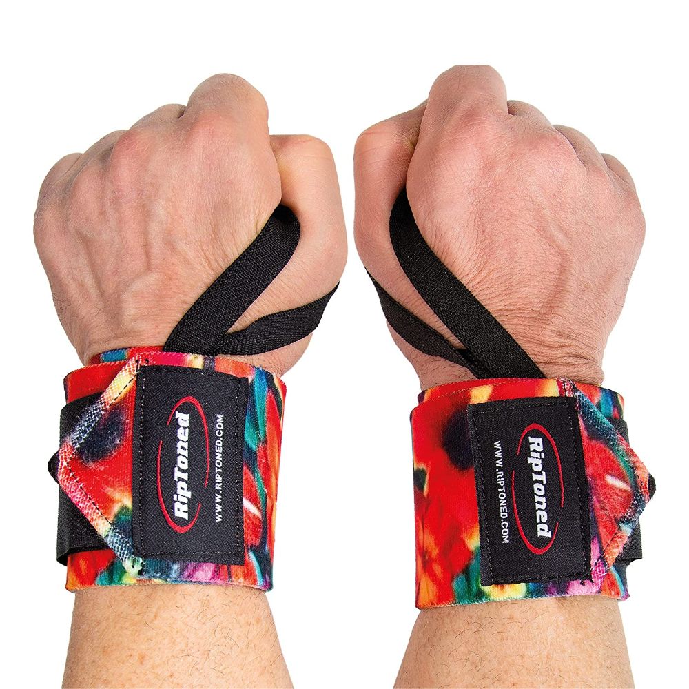 Rip Toned less stiff wrist wraps shown in multiple color.