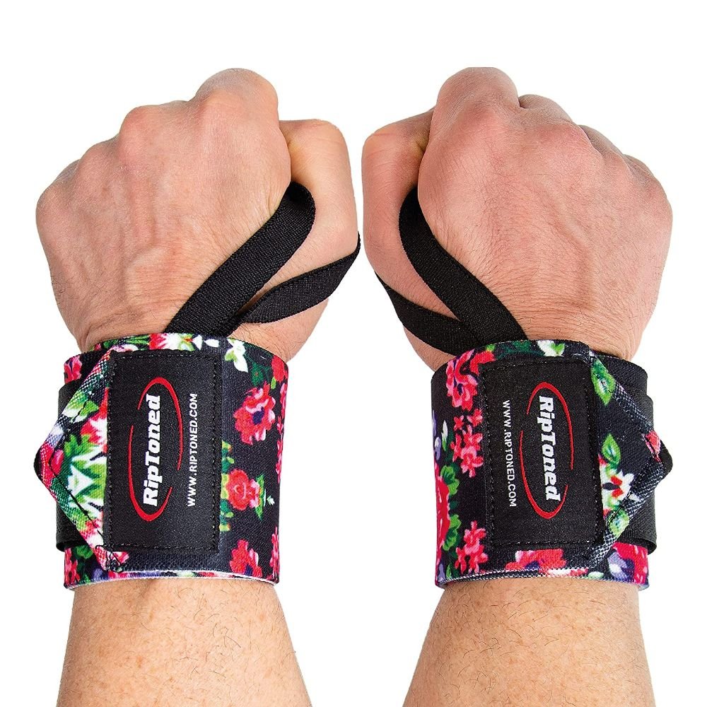 Rip Toned less stiff wrist wraps shown in multiple color options