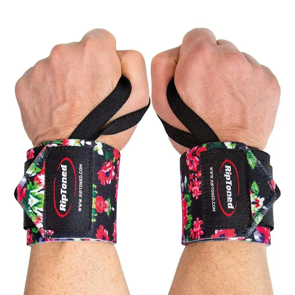 Rip Toned less stiff wrist wraps shown in multiple color options