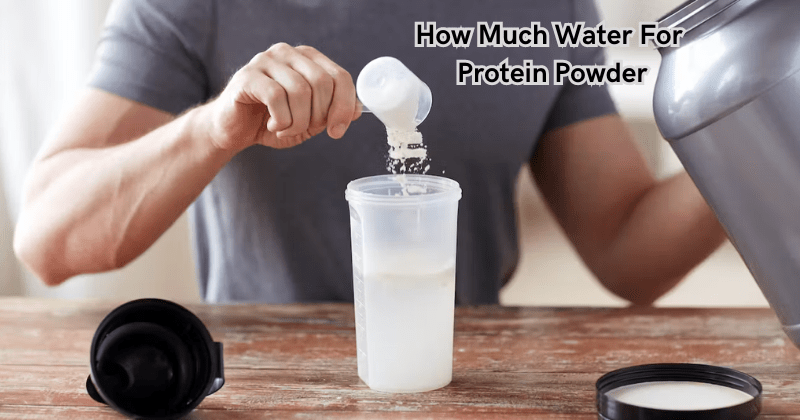How Much Water For Protein Powder - Rip Toned