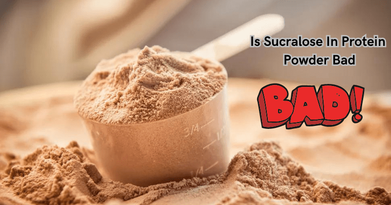 Is Sucralose In Protein Powder Bad - Rip Toned