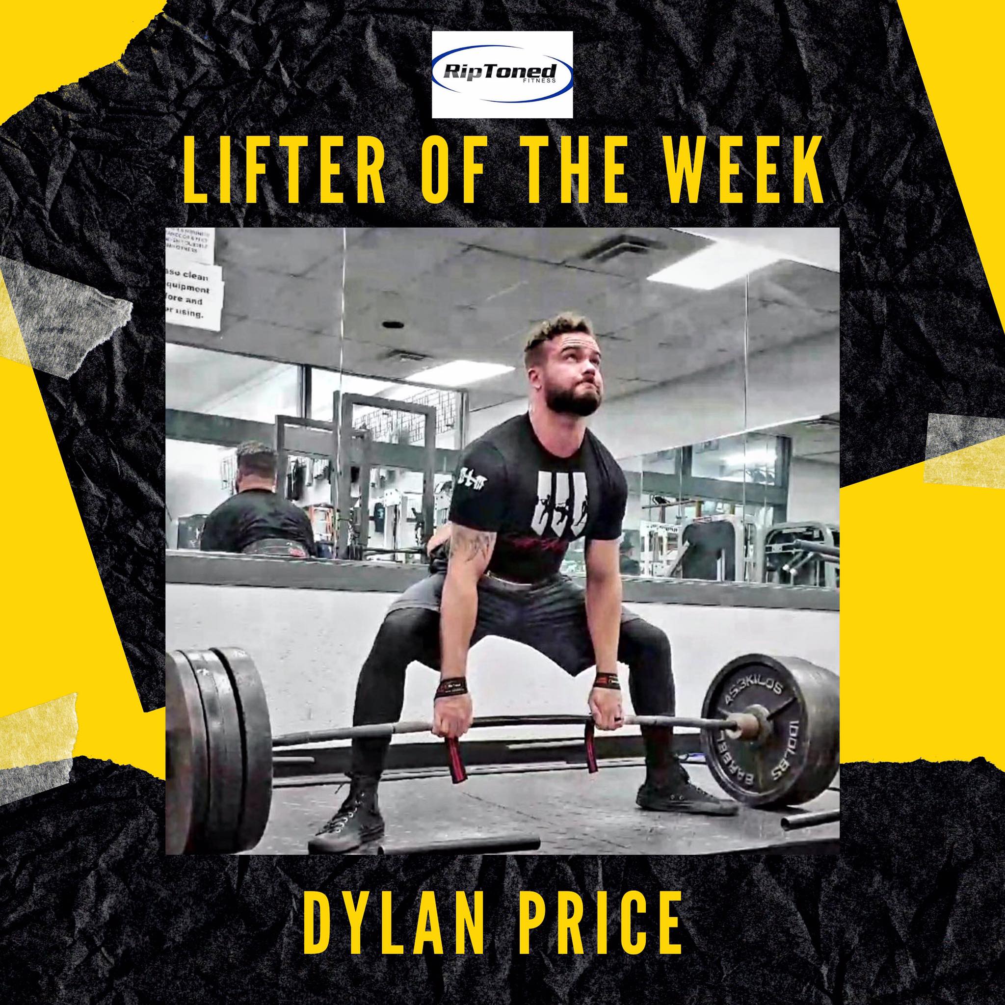 Lifter of the Week - Dylan Price – Rip Toned