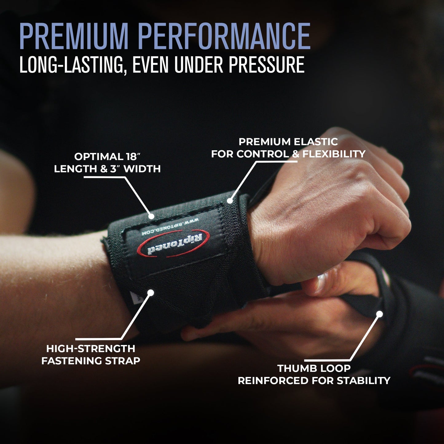 Rip Toned Wrist Wraps: Stiff and Less Stiff - Rip Toned