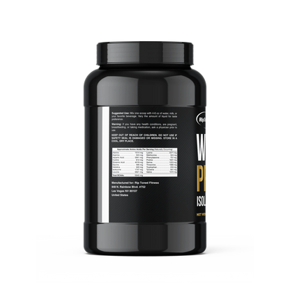 Whey Protein Isolate - Chocolate - Rip Toned
