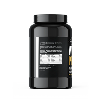 Whey Protein Vanilla - Naturally Sweetened - Rip Toned