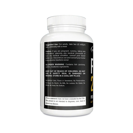 Fish Oil, 1,250 mg w/ Lemon, 1 serv. sz - Rip Toned