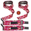 Pink & Red Rip Toned wrist wraps and lifting straps combo.