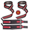 Red Rip Toned wrist wraps and lifting straps combo