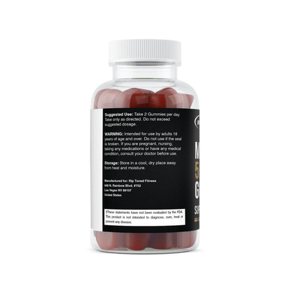 Melatonin 5mg Blackberry Gummy, 2 serv. sz - Rip Toned