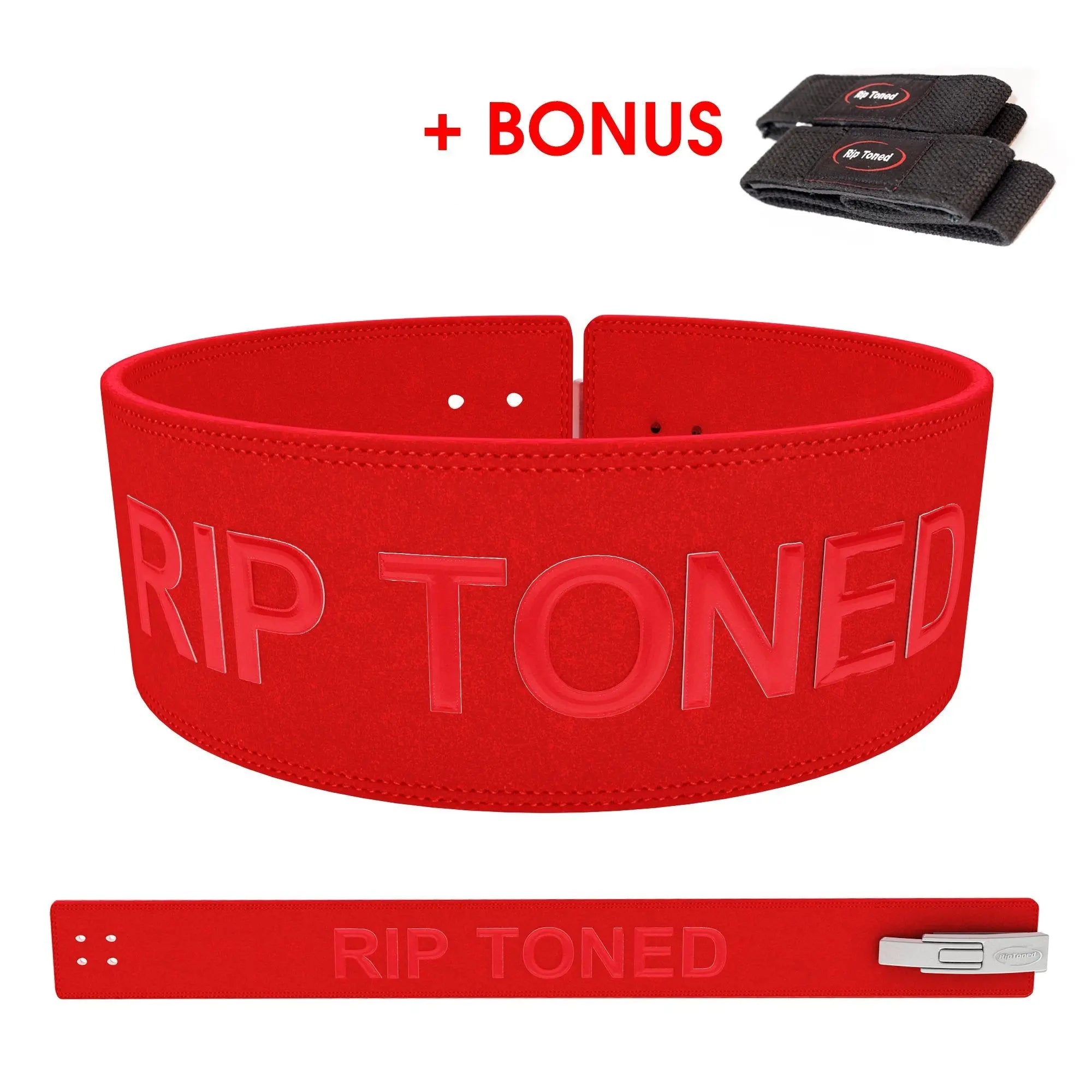 Rip Toned Lever Belt with BONUS Lifting Straps (USA ONLY)