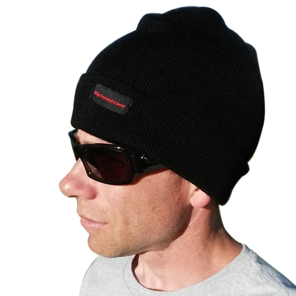 Rip Toned Unisex Black Beanie - Rip Toned