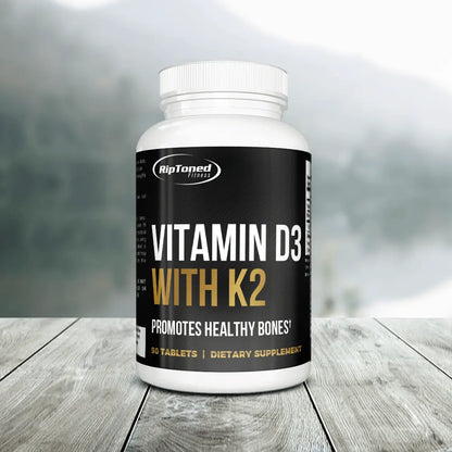 Vitamin D3 with K2, 1-3 serv. sz - Rip Toned
