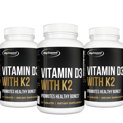 Vitamin D3 with K2, 1-3 serv. sz - Rip Toned