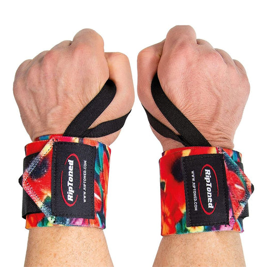Rip Toned stiff wrist wraps in Red  color variations